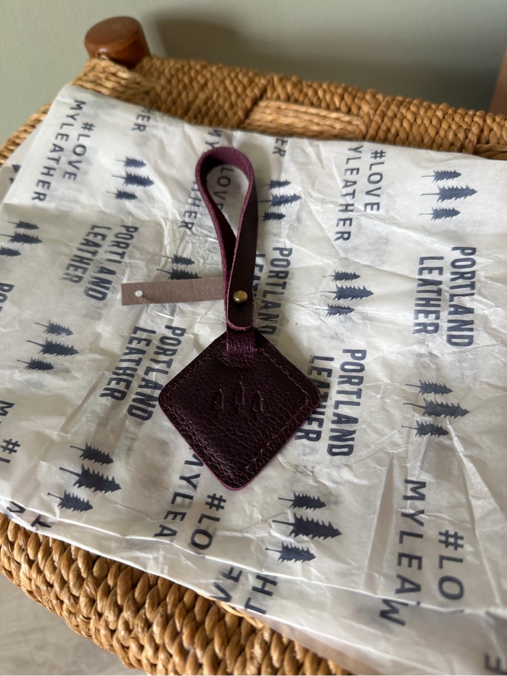 Portland Leather Jughead Logo Tassel in Plum